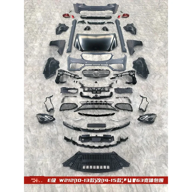 

Brand New Glossy-Red For W212 E-Class AMStyle Red New Plastic Body Kit 2010-2012