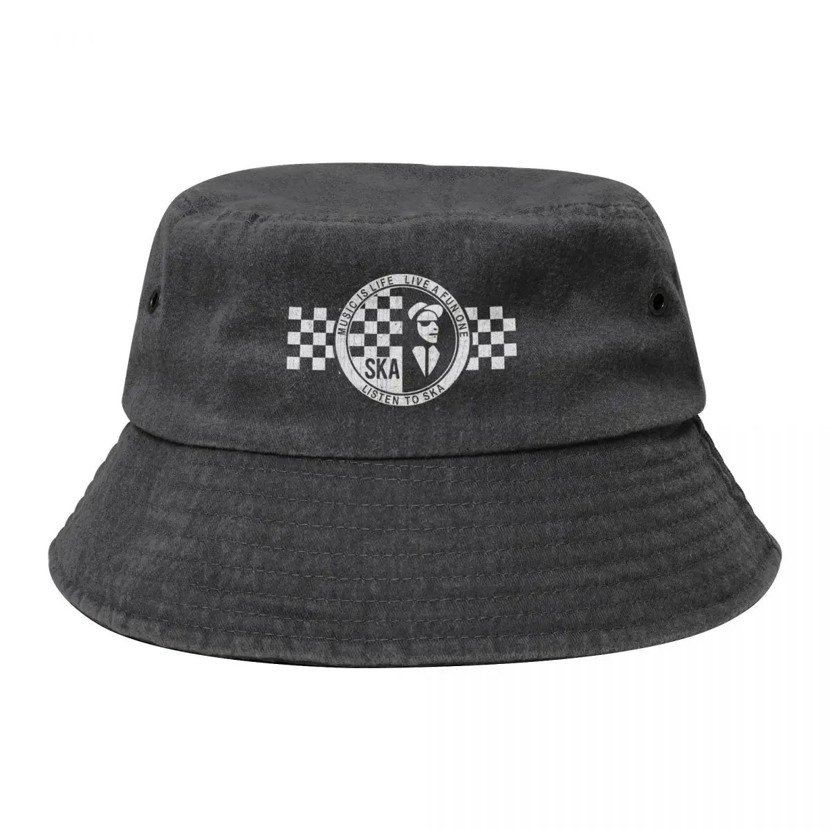 

SKA is Life Tee Bucket Hat Hat Beach Military Tactical Cap Golf Hat Men's Hats Women's
