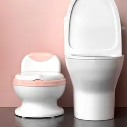 Siège de toilette de formation pour bébé confortable avec dossier Pots de dessins animés portables Pot bébé portable pour enfants Pot de toilette pour bébé #WO