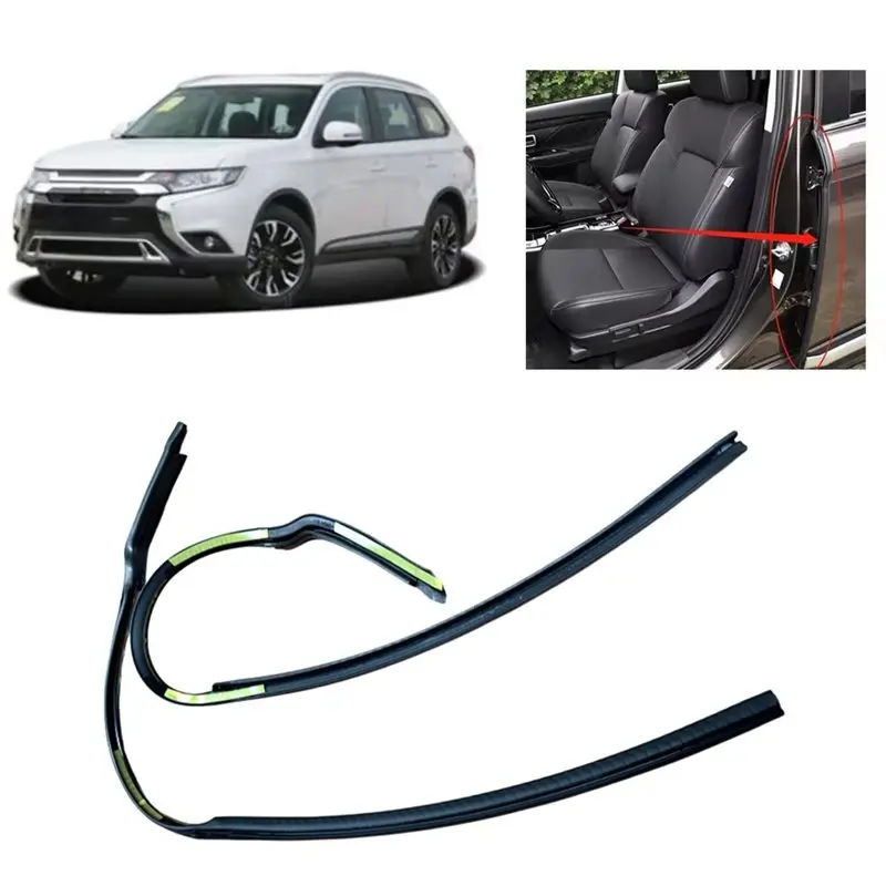 A20K-For Outlander 13- Car Door Rubber Seal Doorpost Rubber Strip-GF7W GF8W 5755A443 5755A444/5755A567 5755A568