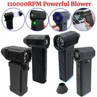 110000RPM Powerful Blower Compression Blower Rechargeable Air Cleaner Powerful Suction Turbo Violent Fan Turbo Jet Fan for Clean