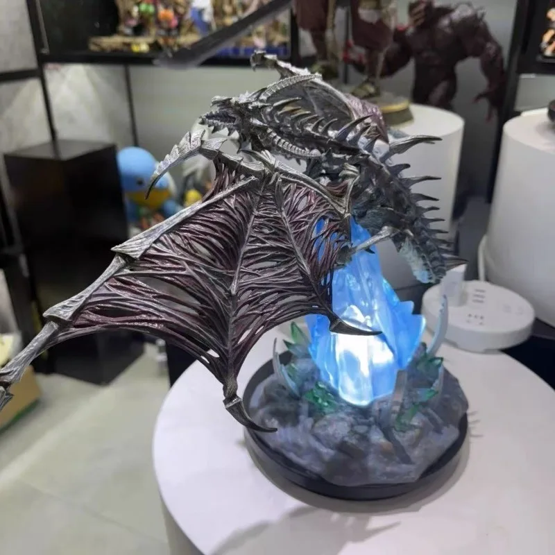 30cm World of Warcraft Anime Figures Frost Wyrm Action Figure Emit Light Anime PVC Collection Statue Model Birthday Gifts Toys