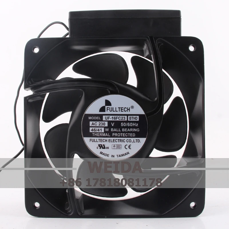 Double ball bearing Case Fan for Fuyou Axial Fan 160*160*62MM 16CM UF-16FC23BTHD 230V Inverter Large Air Volume Cooling Fan