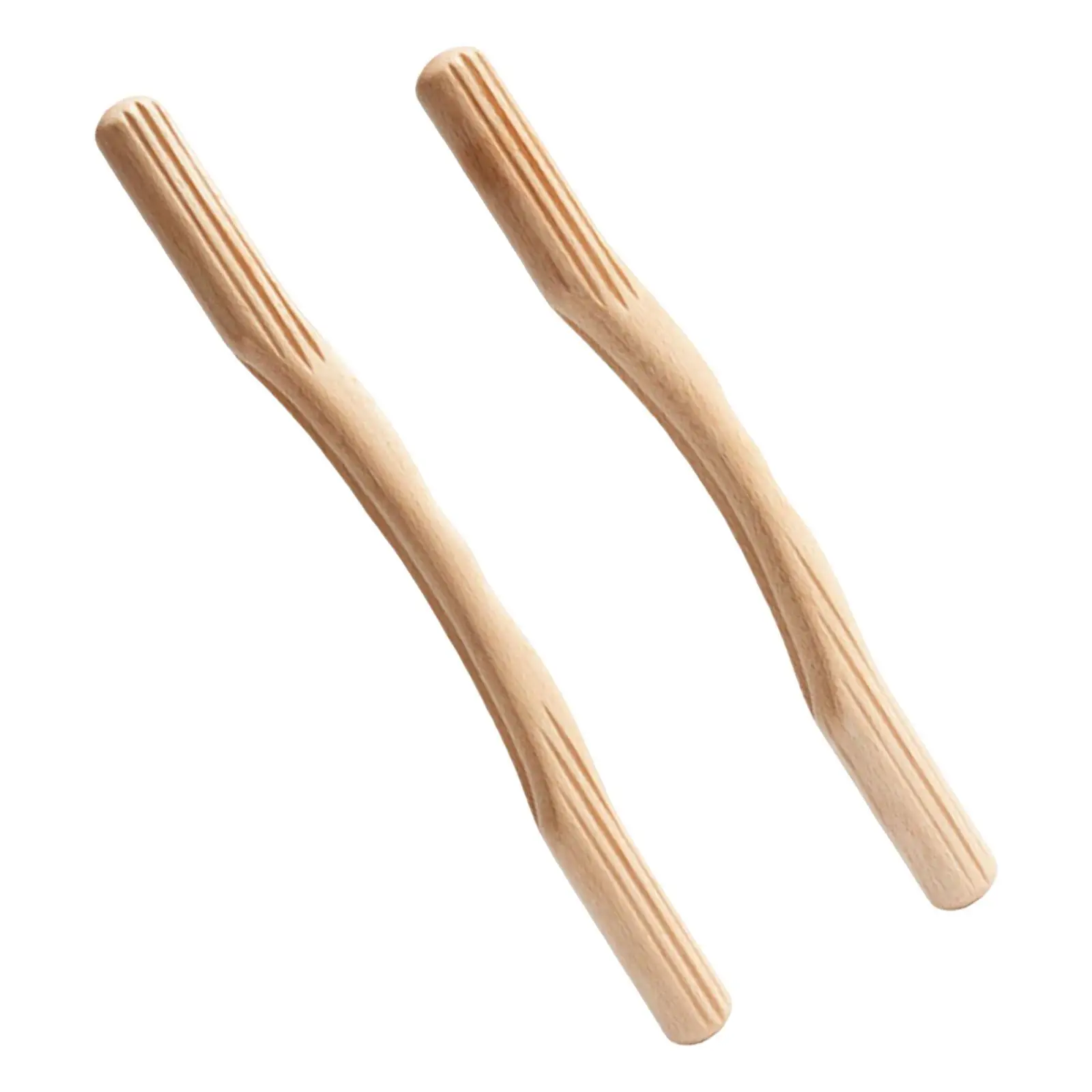 Beech Wood Guasha Scraping Stick Scraping Board Massage Scraping Tool for Neck image 2