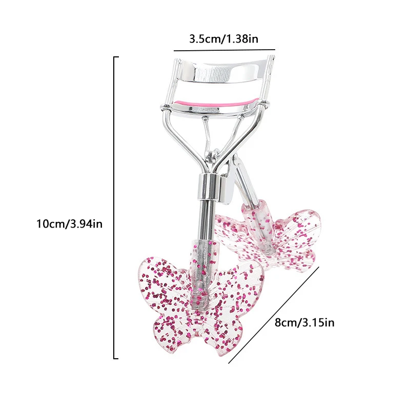 Senhora feminina borboleta lidar com maquiagem cílios modelador ferramentas de beleza estilo natureza cílios lidar com curvatura olho lash modelador cílios cosméticos