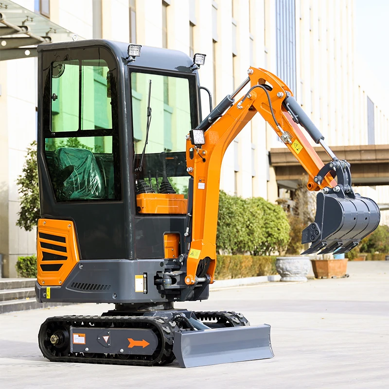 Cina Epa Euro 5 escavatori 1.0 Ton Mini escavatore idraulico 1000KG piccolo escavatore spedizione gratuita