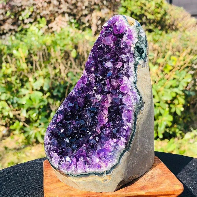 1 piece of natural amethyst rough stone, amethyst cluster, bulk gemstone jewelry, home decoration, holiday gift.