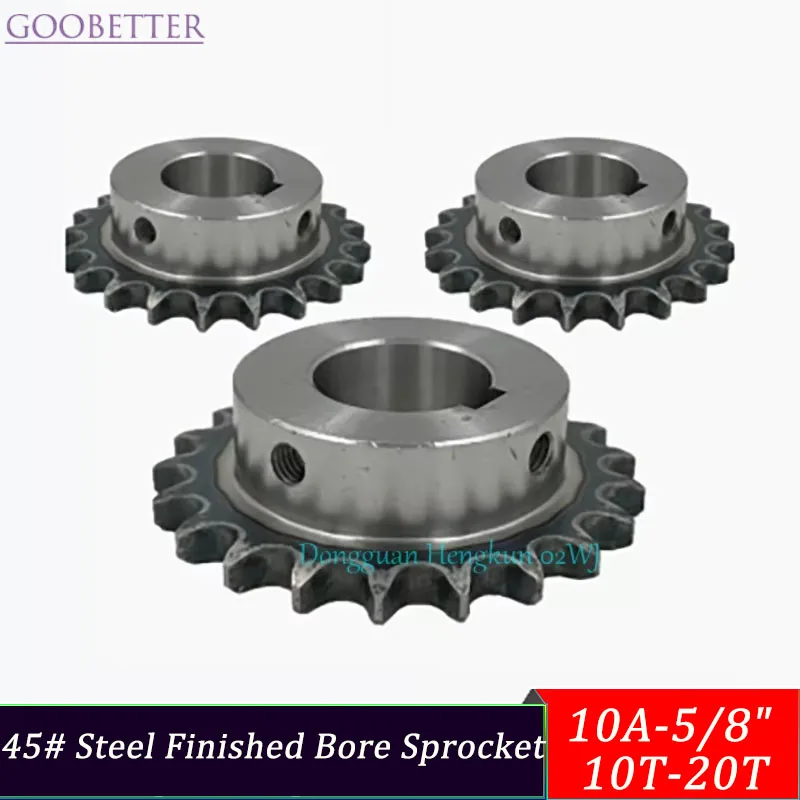 45# Steel Finished Bore Sprocket 10A-5/8