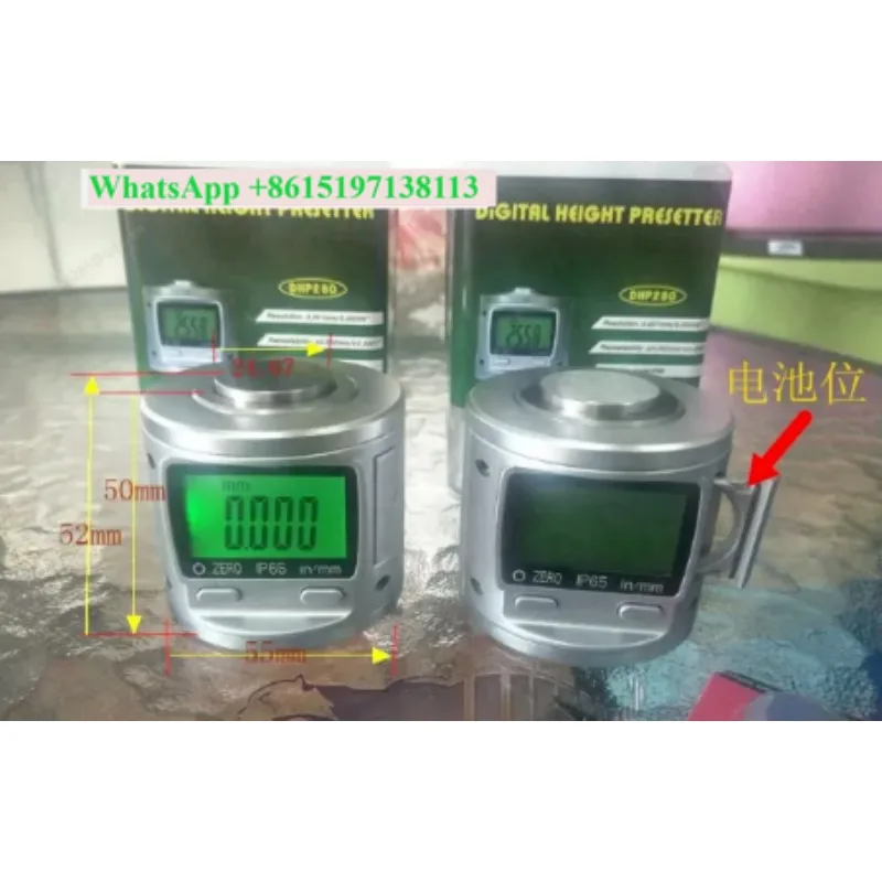 IP65 waterproof large screen digital display Z-axis setter, digital display Z-axis tool alignment  CK-50 accuracy 0.005MM