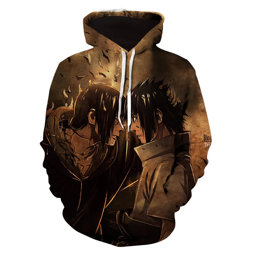 2026 Neuer Bandai Naruto 3D Digital-Print Anime Hoodie Japanischer Streetwear/Harajuku/Y2K-Stil Bequemer Pullover – Detail 9