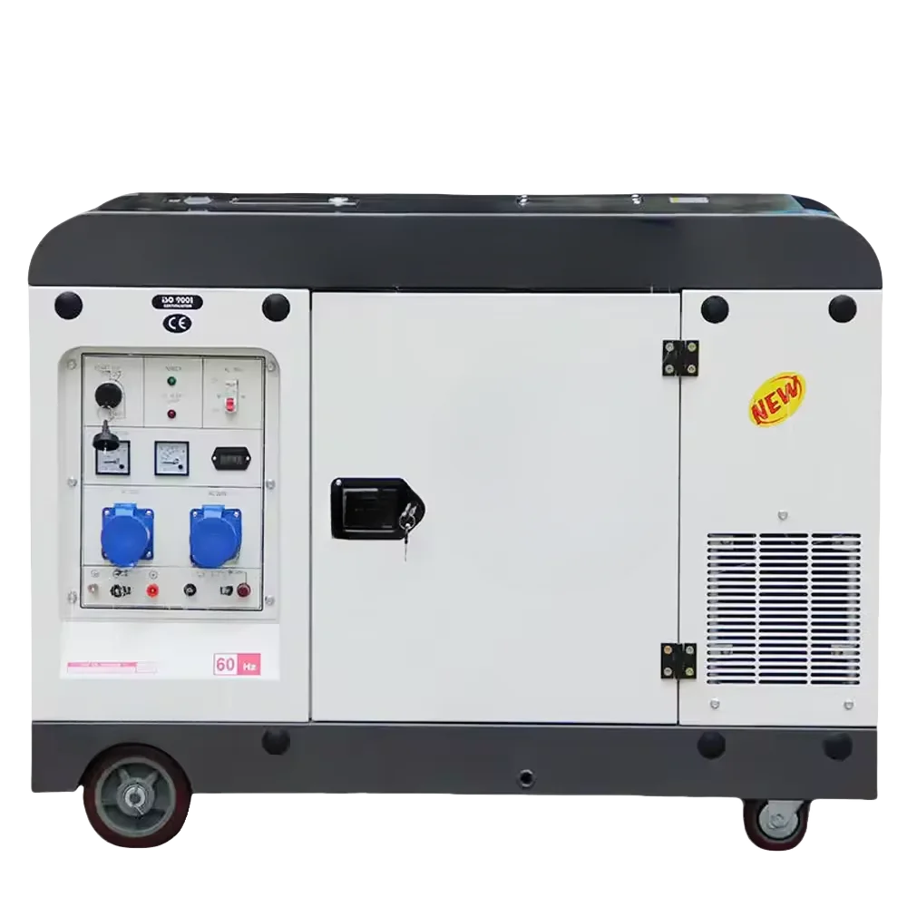 

6 кВА, 10 кВА, 12 кВА, бесшумный дизельный генератор для кемпинга, мини-портативный прочный резервный генератор