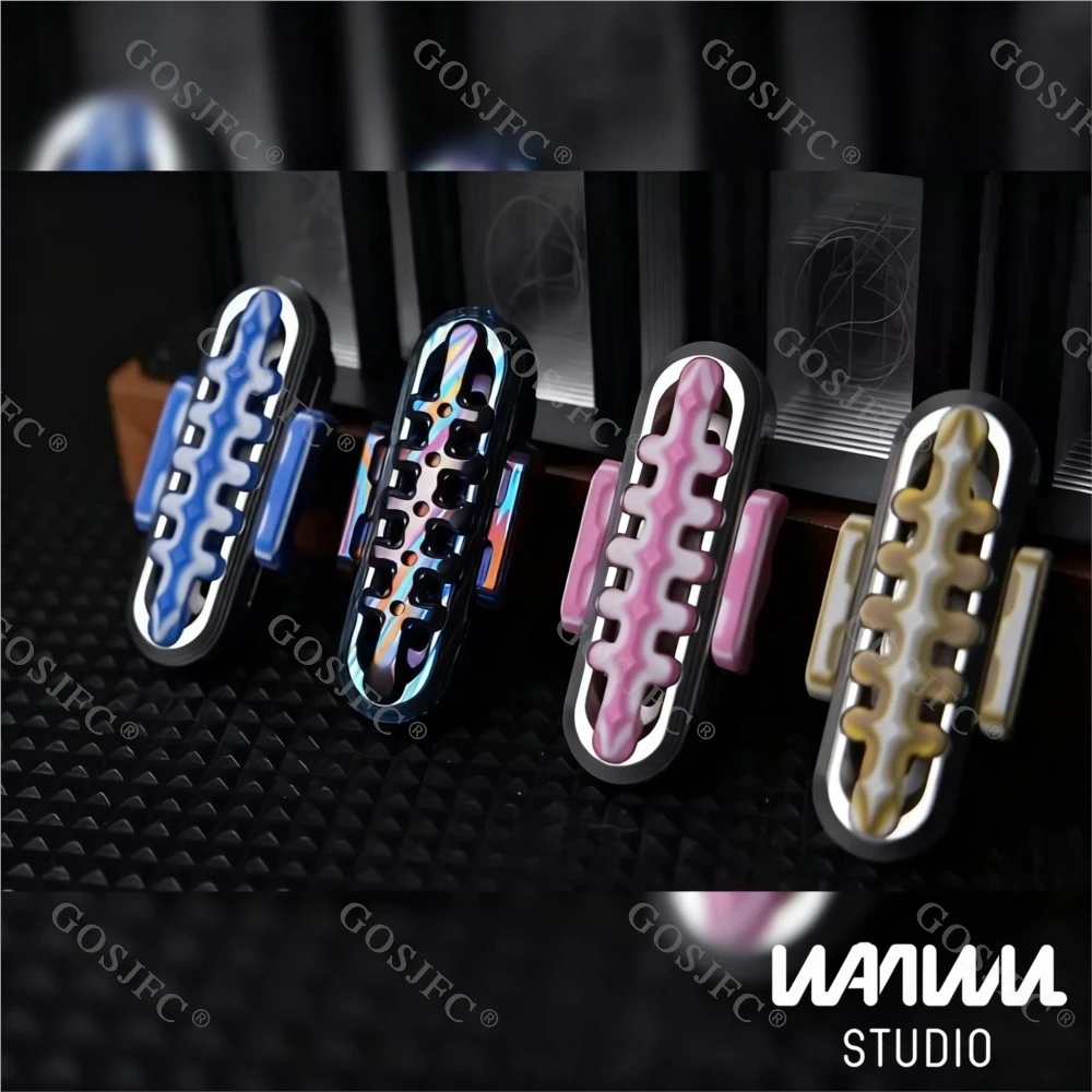 WANWU-EDC EXOSKELETON Zircuti Fidget Slider G10 Push Slider soulagement du Stress jouet Fidget jouets pour adultes conception originale nouveauté jouet