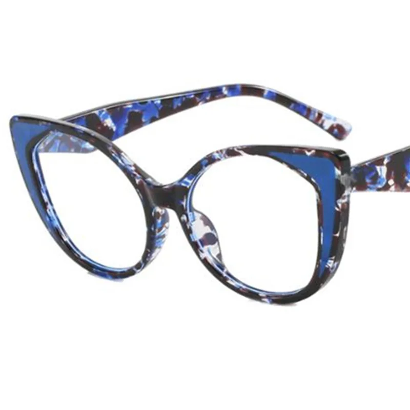 

NEW Anti-Blue Glasses Fashion Women Optical Glasses Cat Eye Spectacles Patchwork Frame Googles Eyeglasses