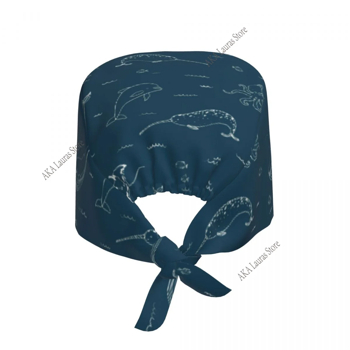 Pet Shop Dolphin Unisex Nursing Scrub Caps Funny Breathable Veterinary Nursing Accessories Anaesthesia Scrub Cap