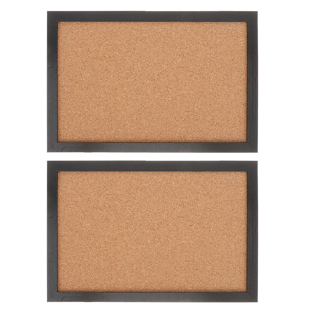 2 قطعة لوحة إعلانات منزلية مؤطرة لوحة دبوس الفلين منظم مثبت على الحائط للصور ملاحظات المذكرات ديكور مكتب المدرسة #6