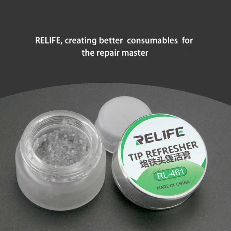 RELIFE RL-461 Soldering Iron Tip Cleaning Paste Used To Repair Soldering Iron Tips, Deoxidize and Maintain Cleaning Paste Tools