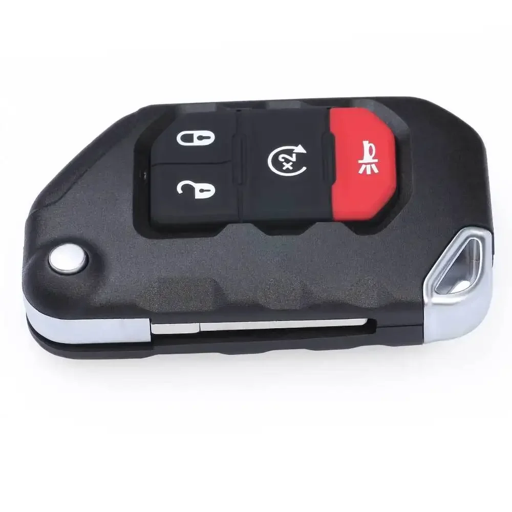 BB Key for Jeep Wrangler 2018 2019 433MHz PCF7939M 4A Chip FCC ID:OHT1130261 Flip Folding Smart Remote Car Key