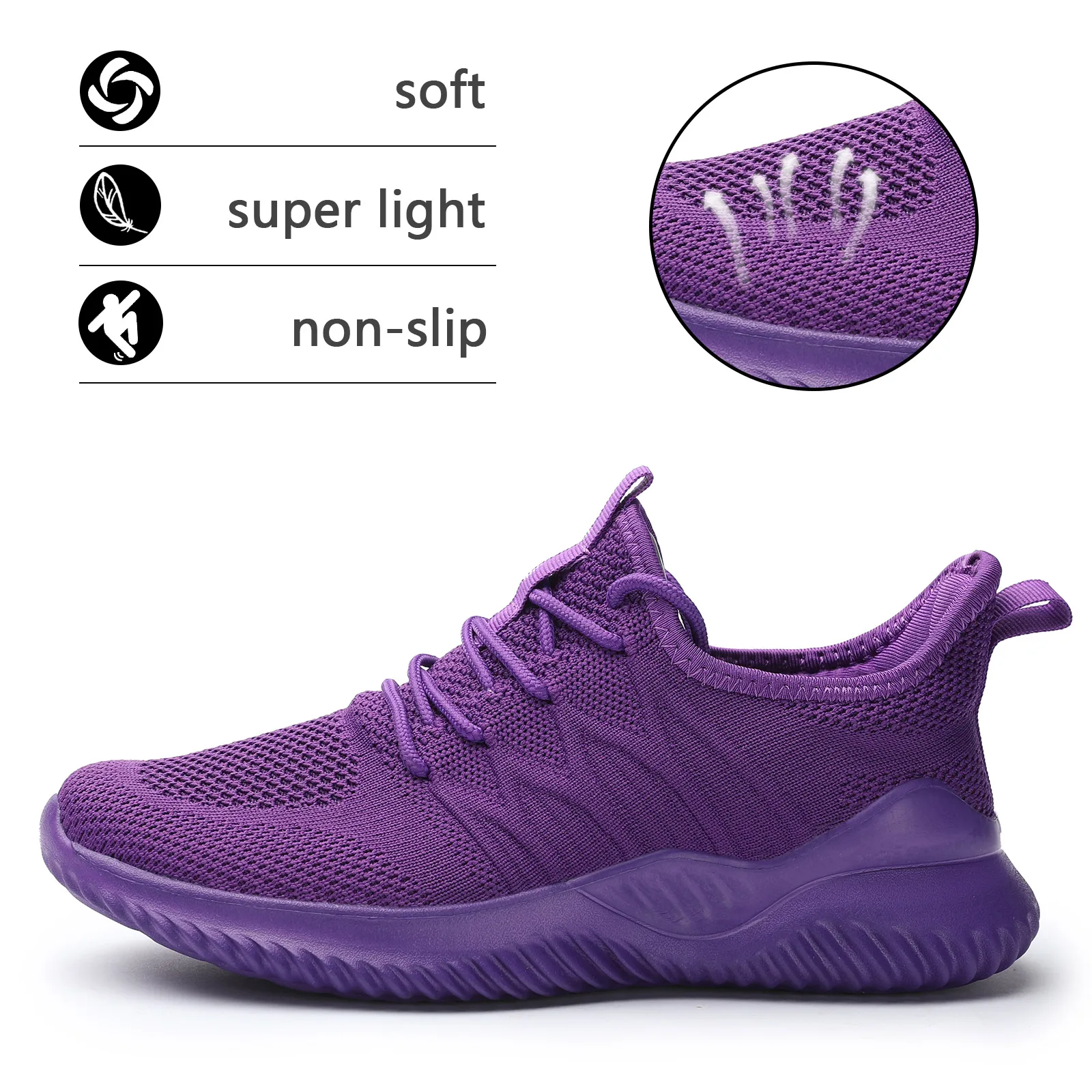 Women\'s Running Shoes Ladies Slip on Tennis Walking Sneakers Lightweight Breathable Comfort Work Gym Trainers Stylish Shoes