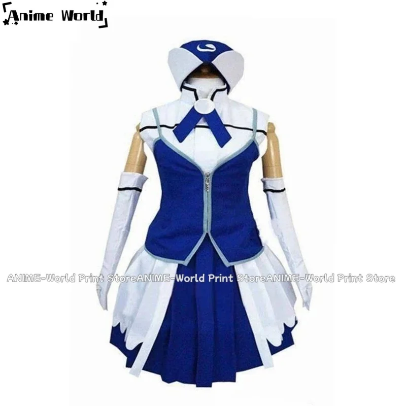 

《Custom Size》Juvia Lockser Cosplay Costume Halloween Christmas Uniform Custom Made Any Size