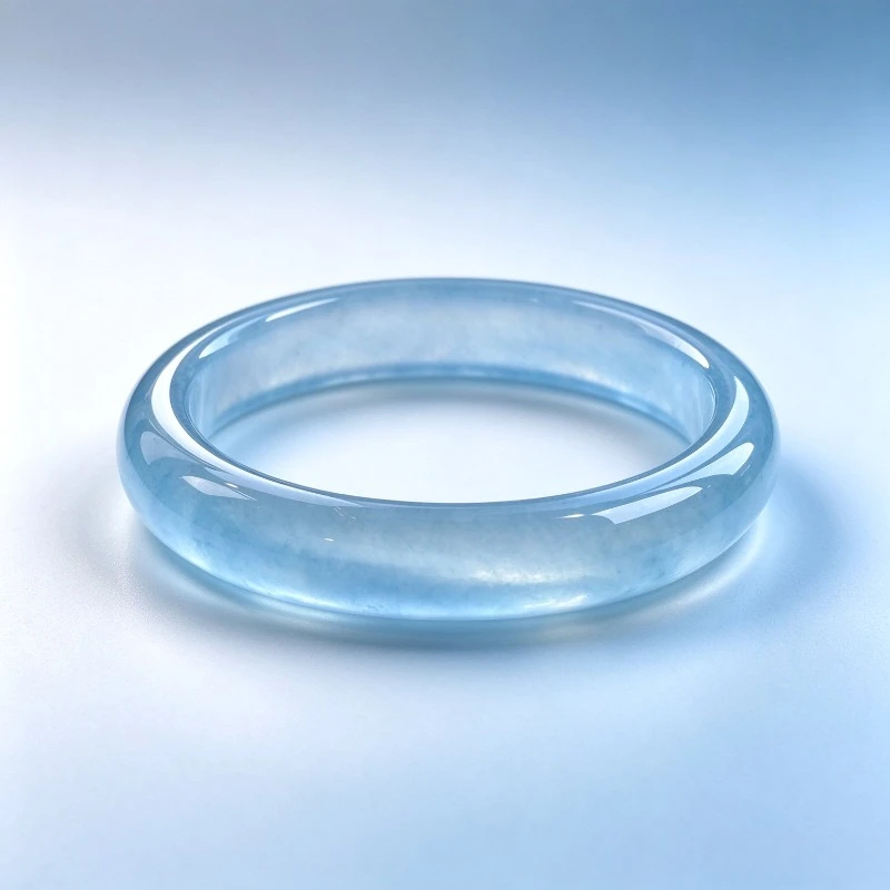 Ice Through Light Blue Bracelet, Simple, Fresh and Versatile Jewelry