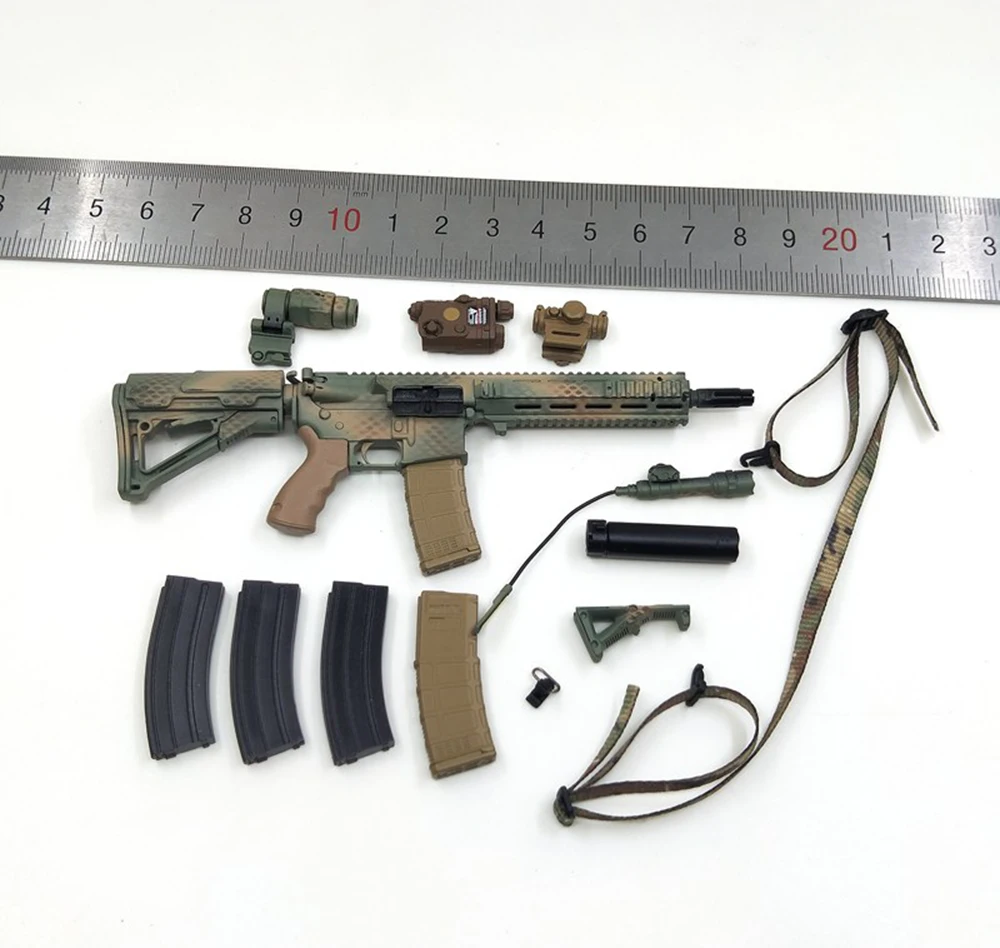

Hot Sale Easy&Simple ES 26044B 1/6 Special Mission Unit Tire 1 Operator Evacuation Team Part Main Weapon SR-16 For 12inch Doll
