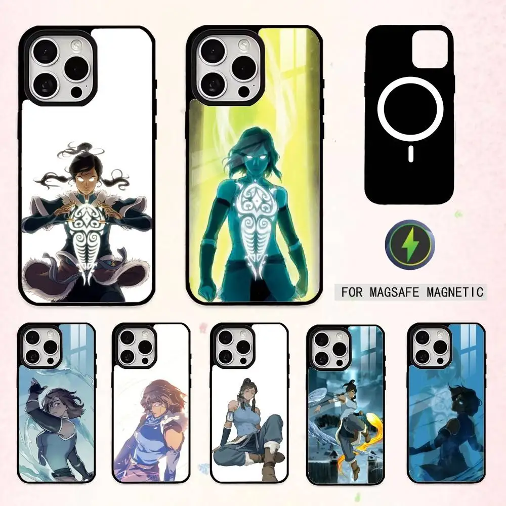 

Avatar Korra The Legend of Korra Phone Case For iPhone17,16,15,14,13,12,11 Plus,Pro Max Magnetic For Magsafe Wireless Charging