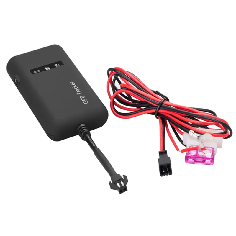 1Set GT02A 12V-36V GPS in tempo reale/GSM/GPRS SMS Localizzatore GPS per auto Posizionamento in tempo reale Supporta Google Mappe Link Nero Mini