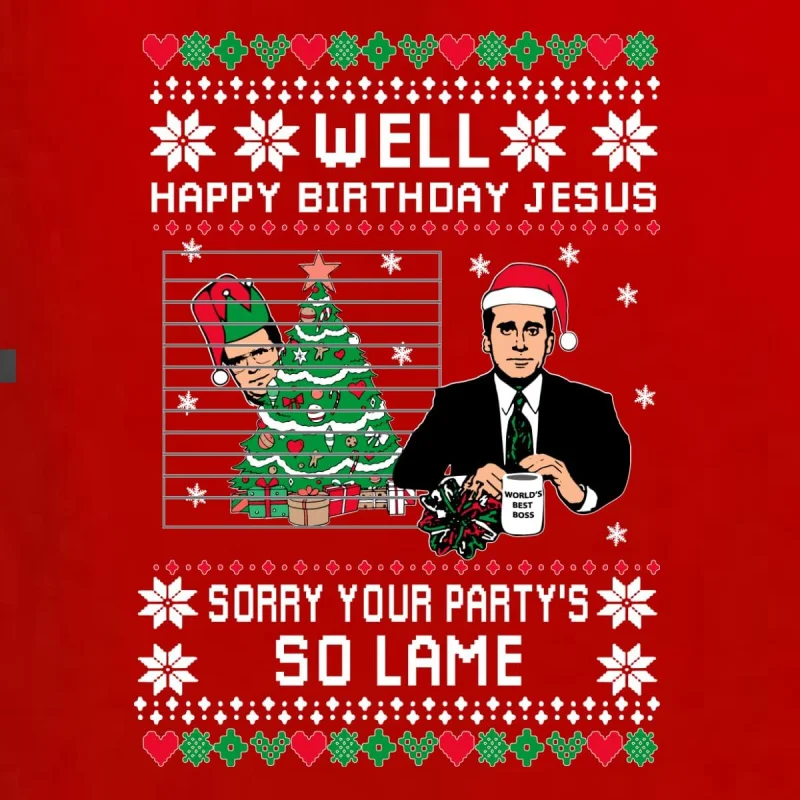 Weihnachtstag Happy Jesus Lustiges Muster Kapuzenpullover Rundhals Sport Langarm Top