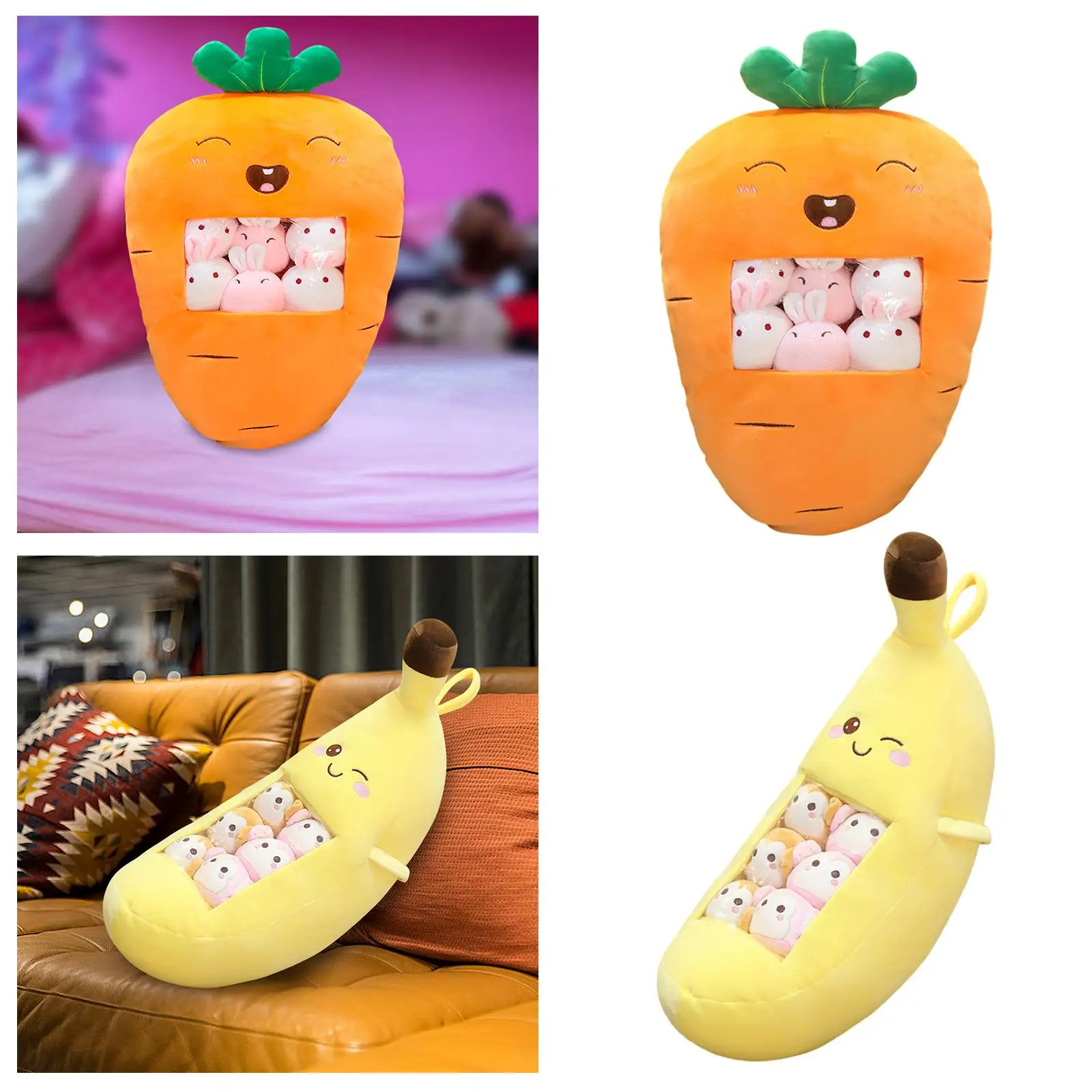 

Плюшевая подушка для закусок, декор для детской комнаты, новинка с маленькой куклой, коллекционная мягкая игрушка для взрослых, подарки для мальчиков и девочек, детей, семьи