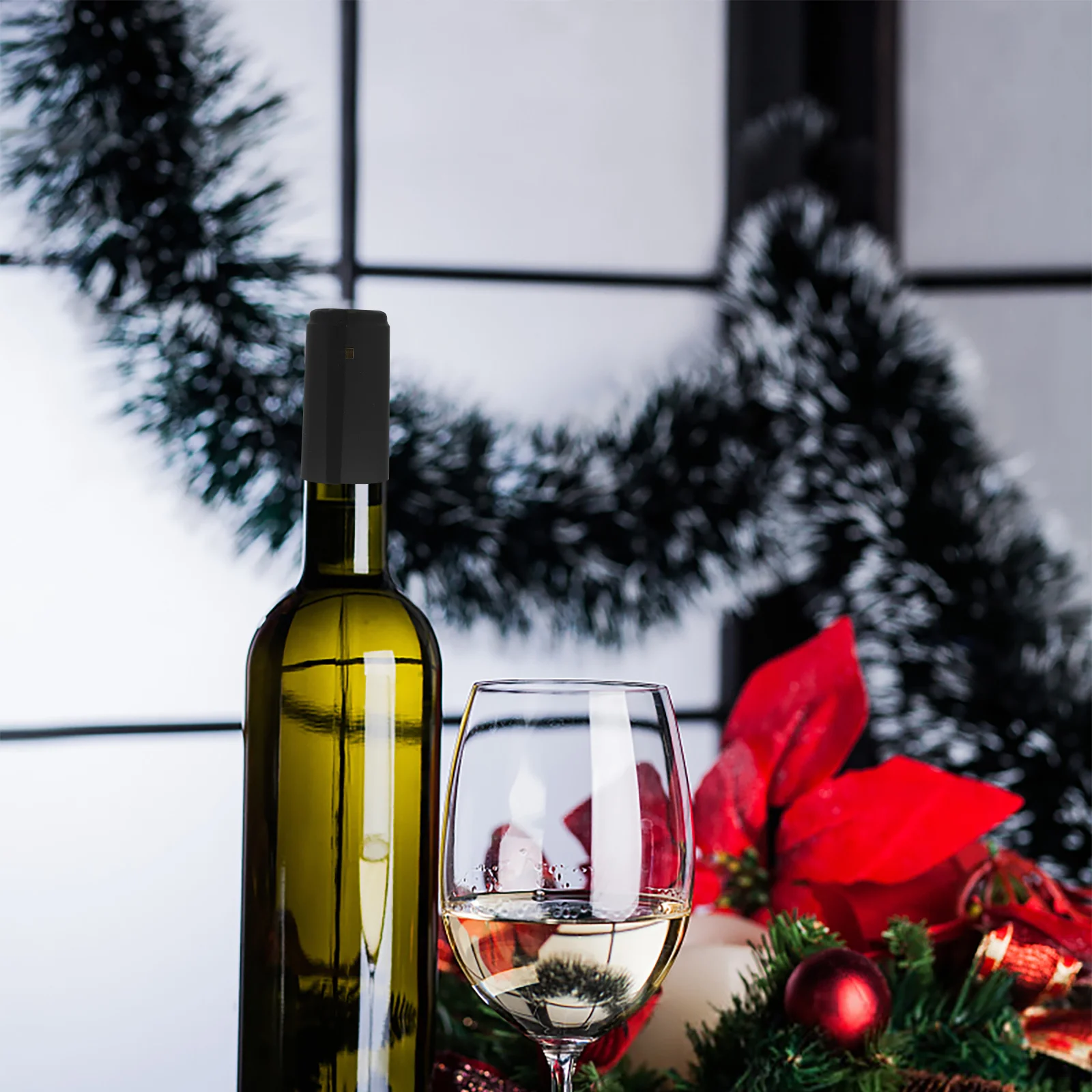 

100 шт., термоусадочные капсулы для бутылок вина, термоусадочные капсулы из ПВХ для домашнего использования, уплотнительная пленка, элегантные колпачки для вина с виноградным узором