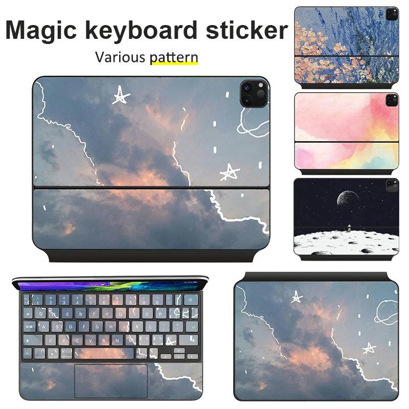 Film Cover For Magic Keyboard Skin Sticker 2022 Ipad Pro6 11/2021 Ipad 12.9 Inch Sticker Decal Protective Cover Keyboard Cover 5