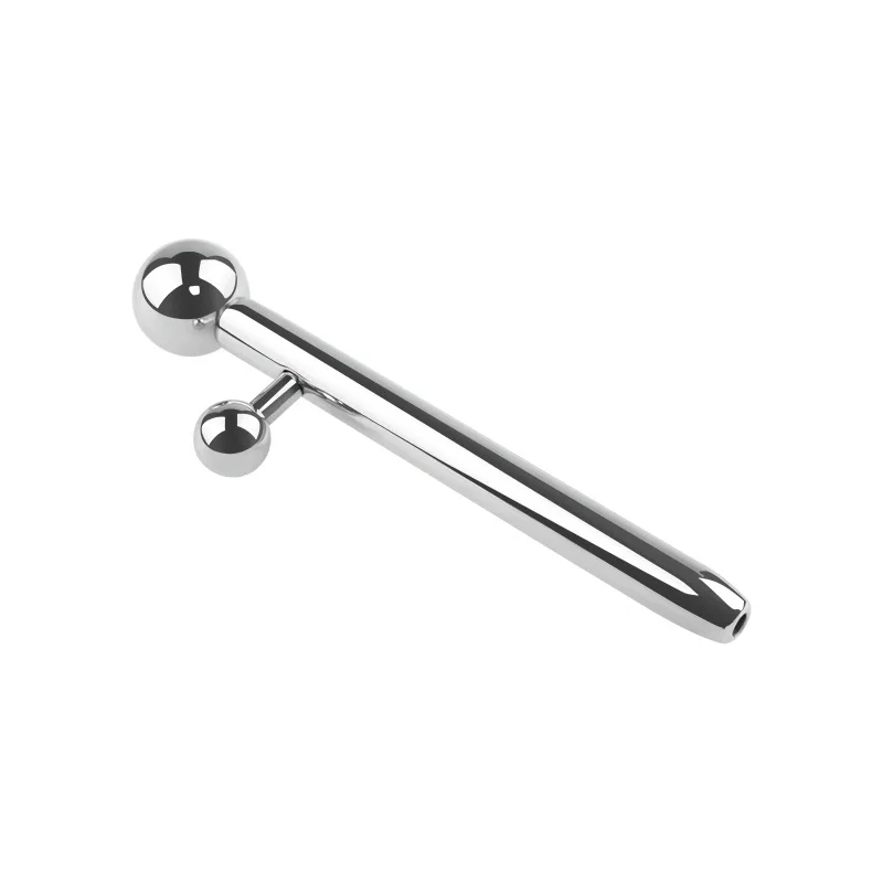 Hot Male Stainless Steel Prince Albert\'s Wand Catheter Piercings Tube Urethral Sounding Beads Stretching Stimulate Sex Toy 032