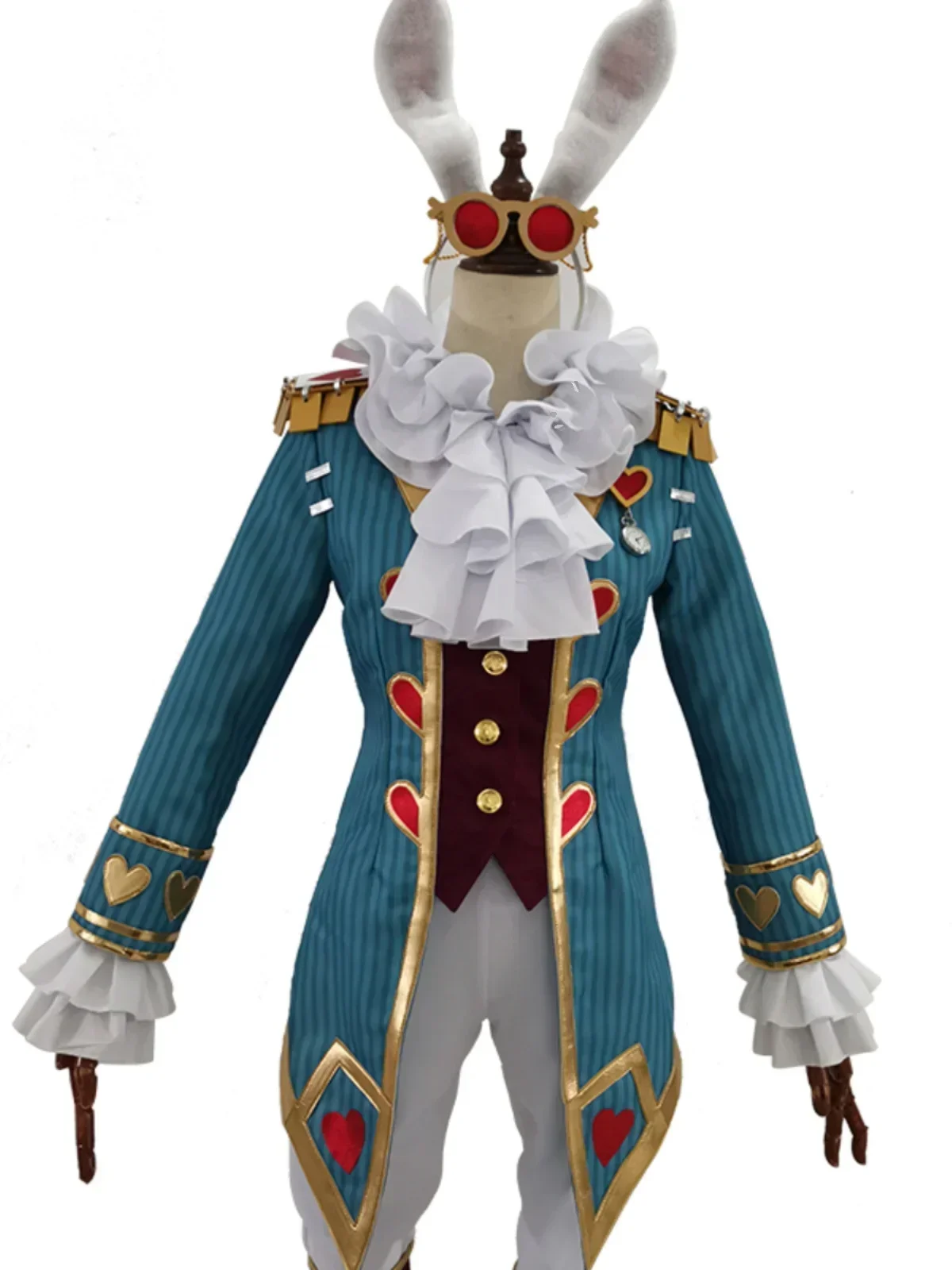 

Новинка 2025 года, игровой костюм V Mr. White Rabbit, карнавальный костюм, аниме, вечерняя форма, одежда на Хэллоуин, горячая распродажа