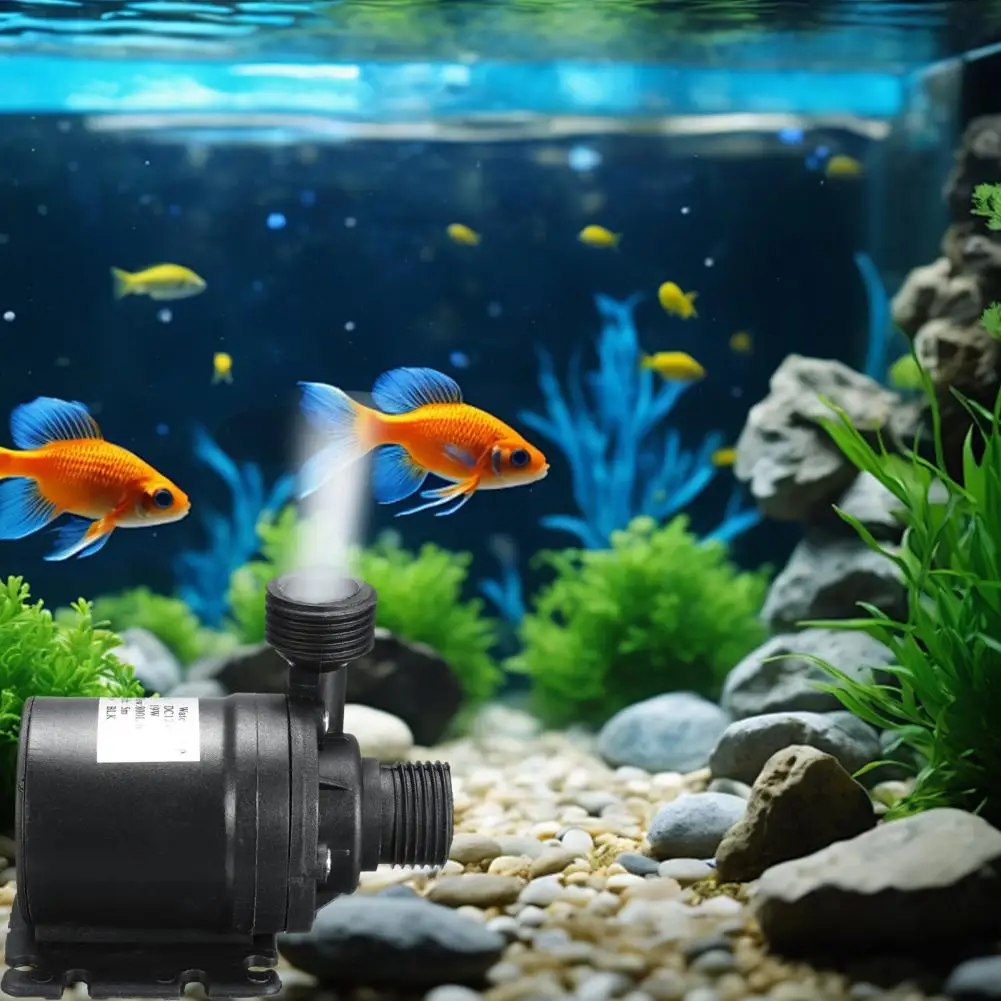 المباشر الحالي 12 فولت مضخة مياه فرش محرك مغناطيسي مضخة مياه غاطسة 800L/H 5 متر مضخة مياه فائقة الهدوء لخزان الأسماك #2