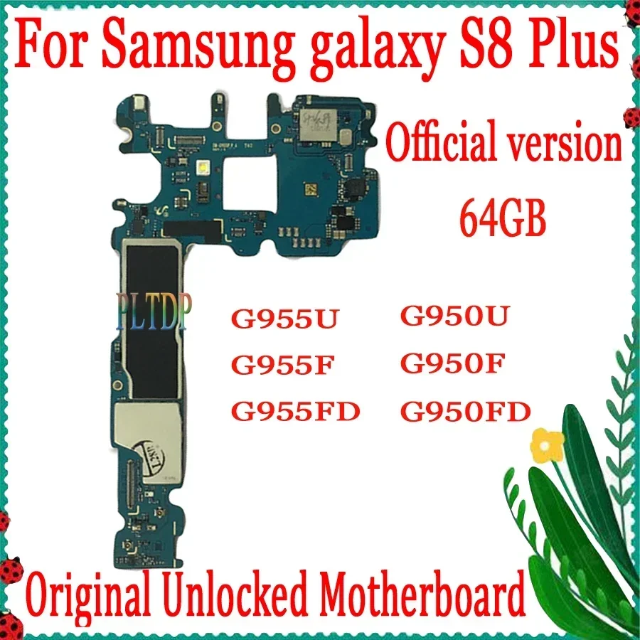 

Топ! Бесплатная доставка, официальная версия для Samsung Galaxy S8 Plus G955U G955F G955FD G950U G950F G950FD, материнская плата с полным рисунком