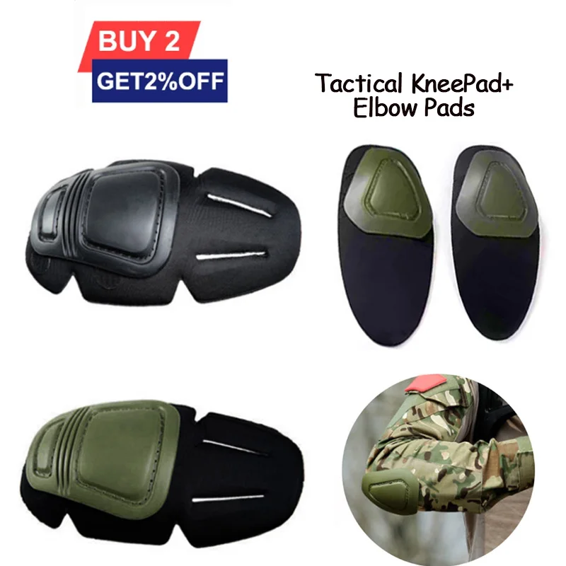 Safety Gear Knee Protective Pads Protector Army Airsoft Outdoor Sport Hunting Kneepad Safety Gear Knee Protective Pads