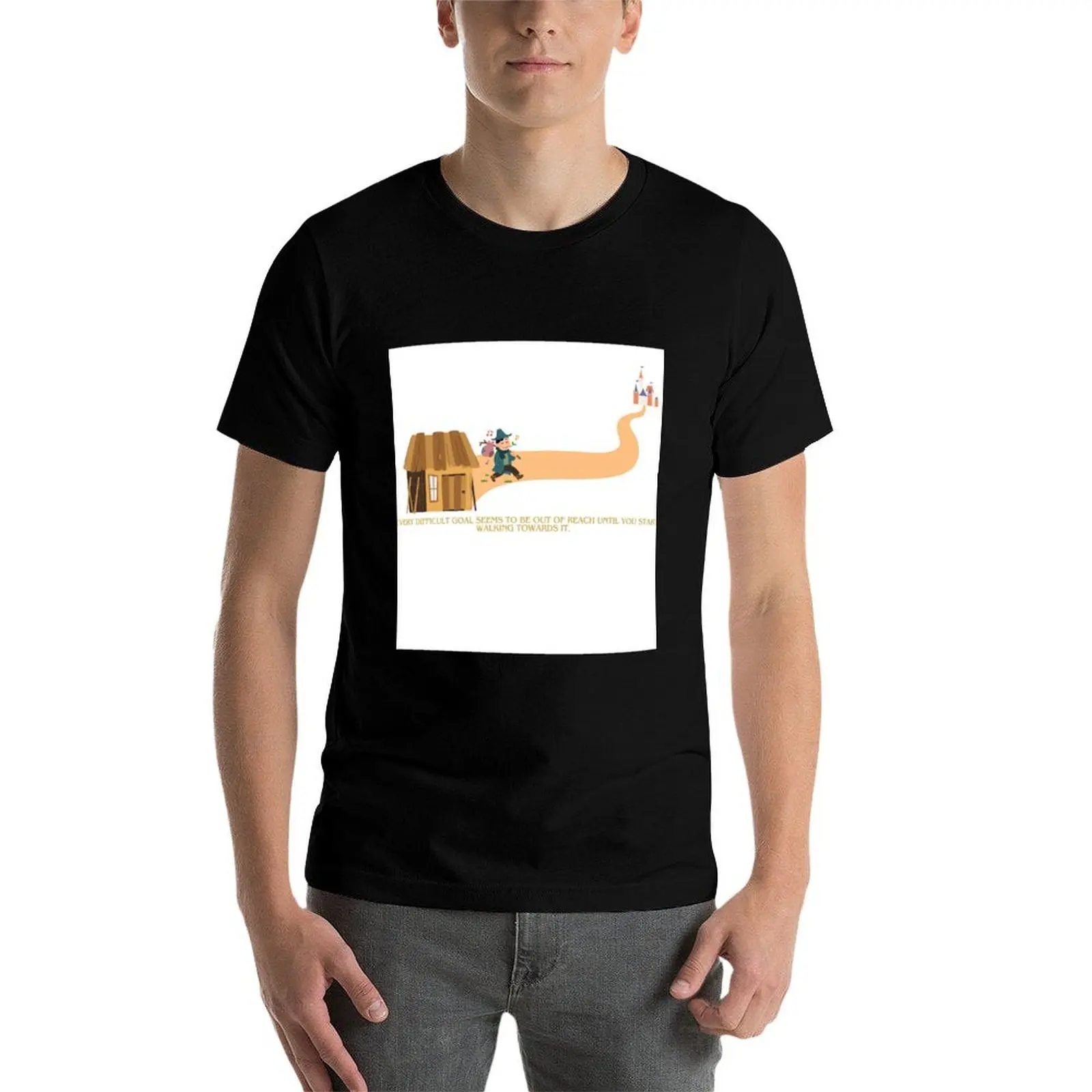 

animated motto T-Shirt man t shirt cotton t shirt man designer graphic t shirts for man T-Shirt