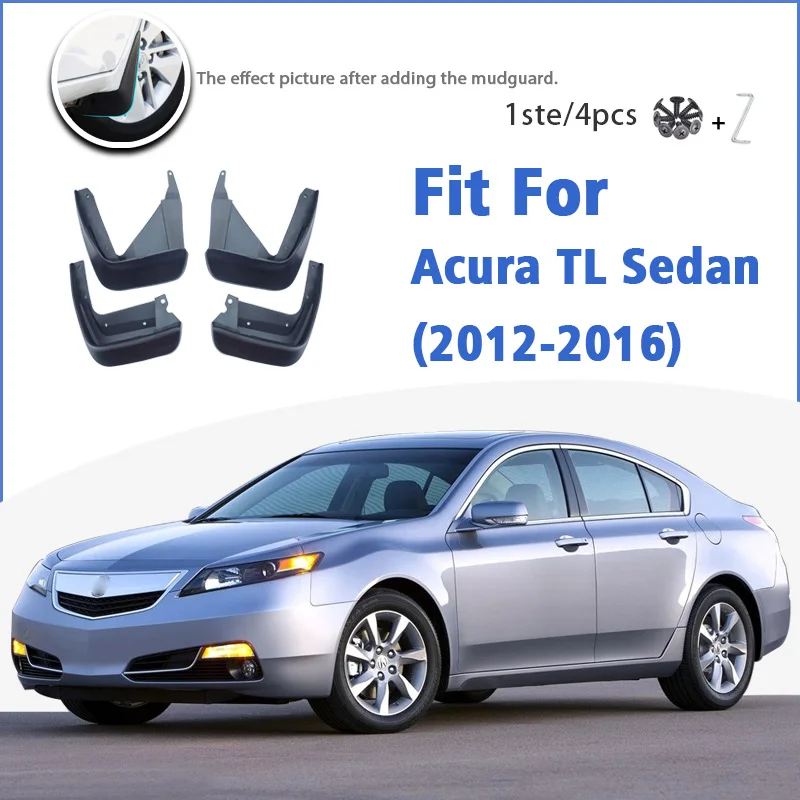 

Mudguard For Acura TL Sedan 2012-2016 Front Rear 4pcs Mudflaps Mudguards Car Accessories Auto Styline Splash Guard Fender