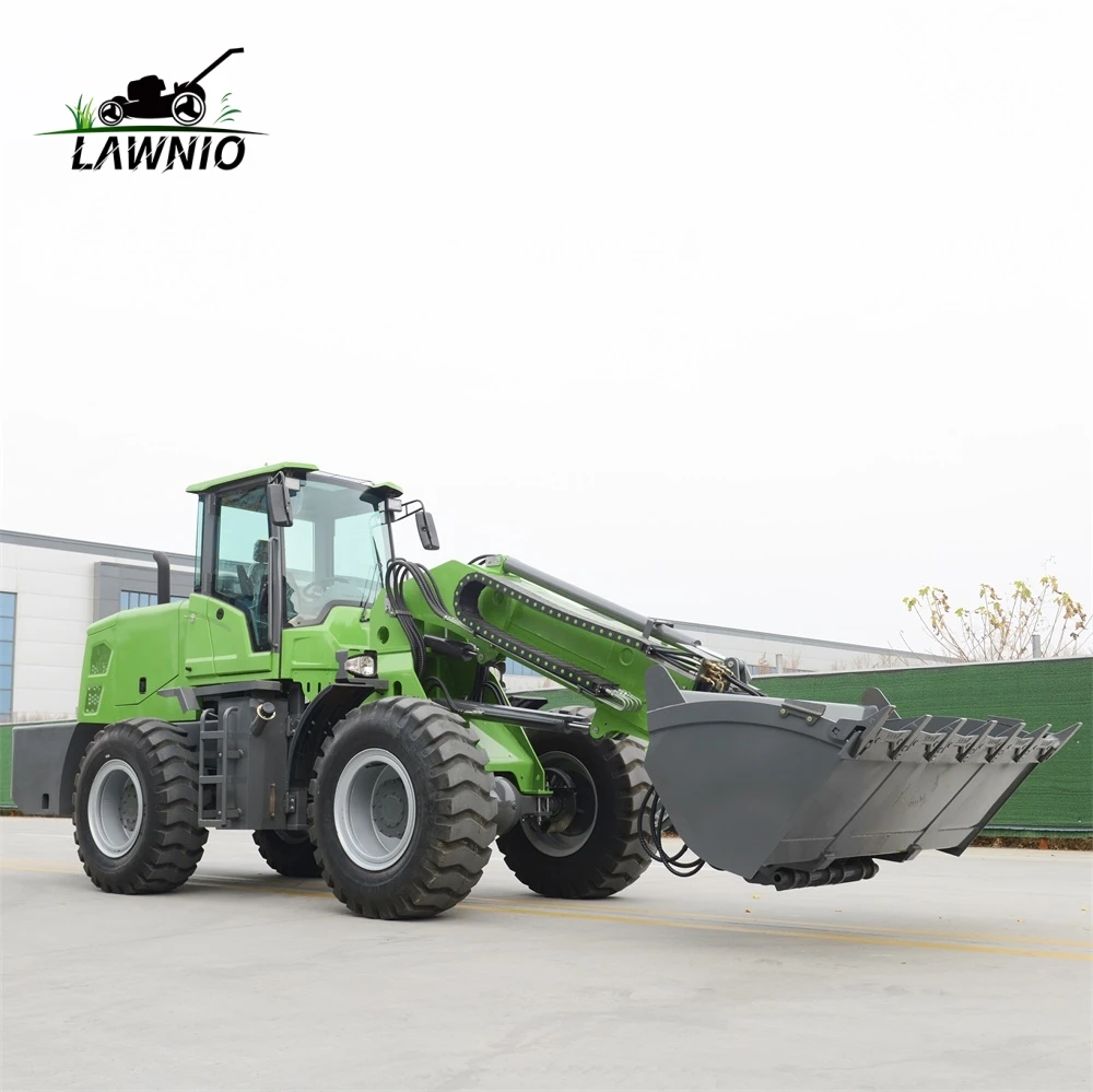 Factory Direct Supply Telescopic Arm Loader  Heavy Duty Axle and Extended Loading Reach for Material Loading  Loader