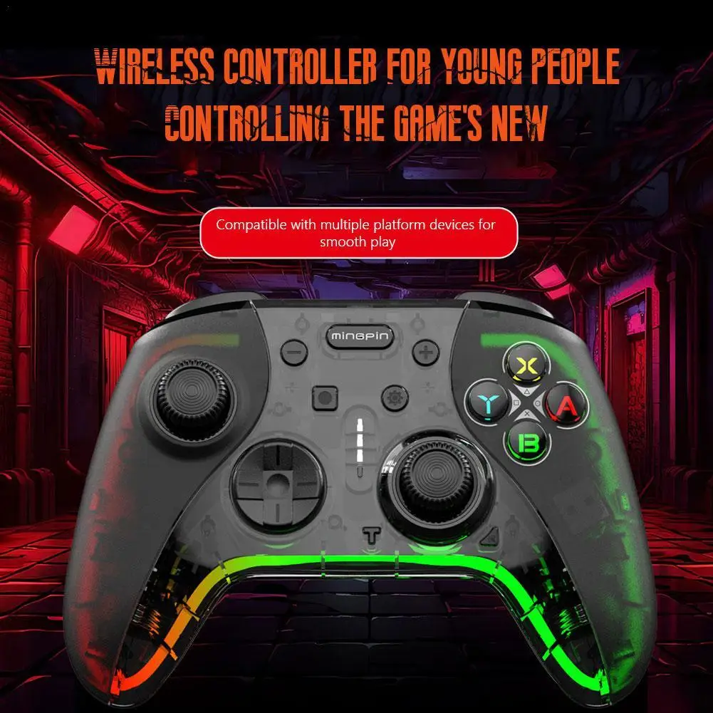 

S830Pro Wireless Game Controller Hall Rocker Trigger Motion Sensing Bluetooth Gamepad For Android IOS