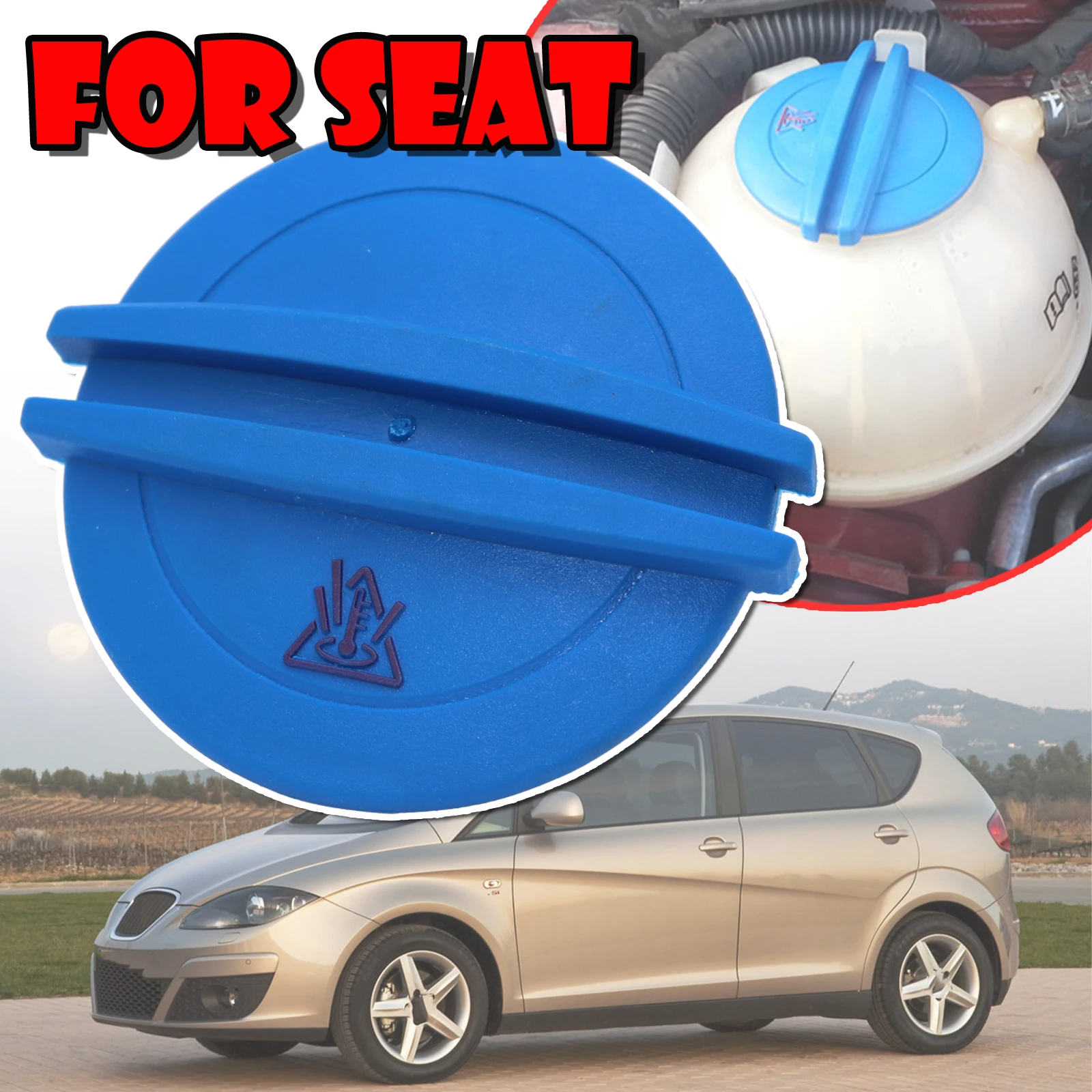 Expansion Tank Cap For Seat Altea Cordoba Exeo Engine Coolant Recovery Lid Seal Header Overflow Bottle Reservoir Radiator Cover