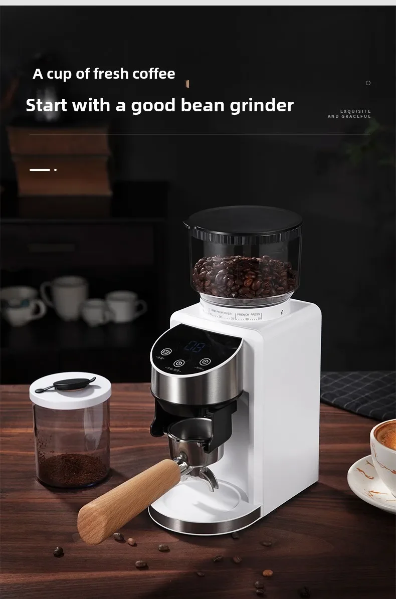 QL-M260 Coffee Bean Grinder Manual & Espresso Grinder Small Household Electric Coffee Grinder 220V
