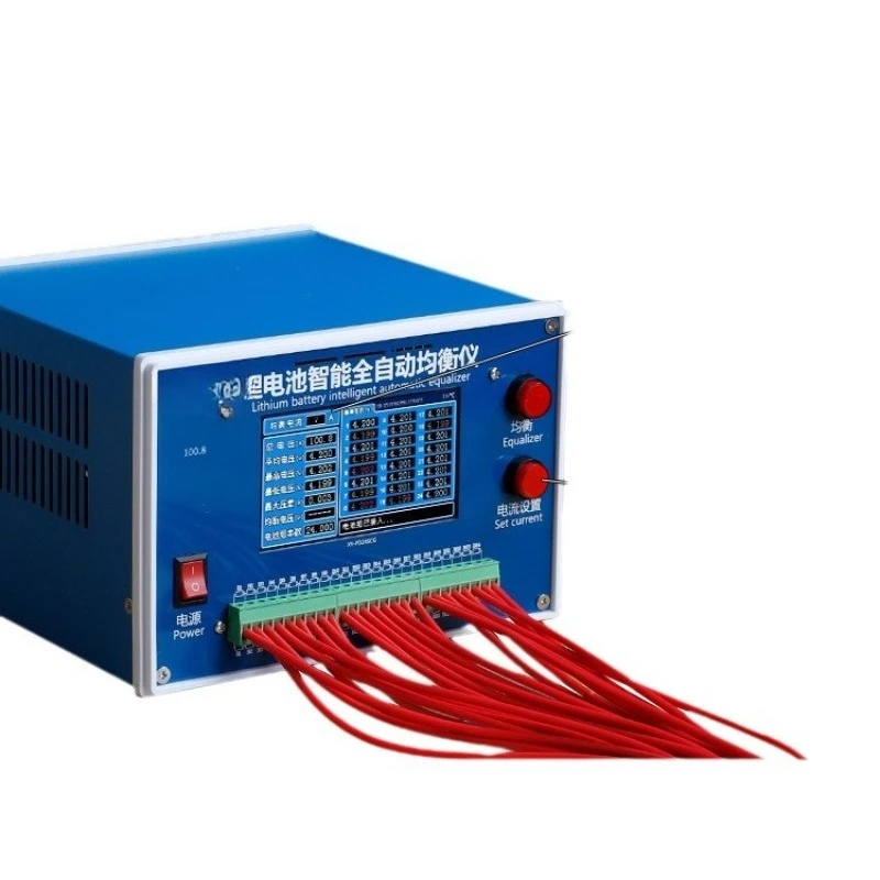Lithium battery equalizer current 1A to 7A adjustable voltage measurement 2 to 24 series lithium voltage difference repair