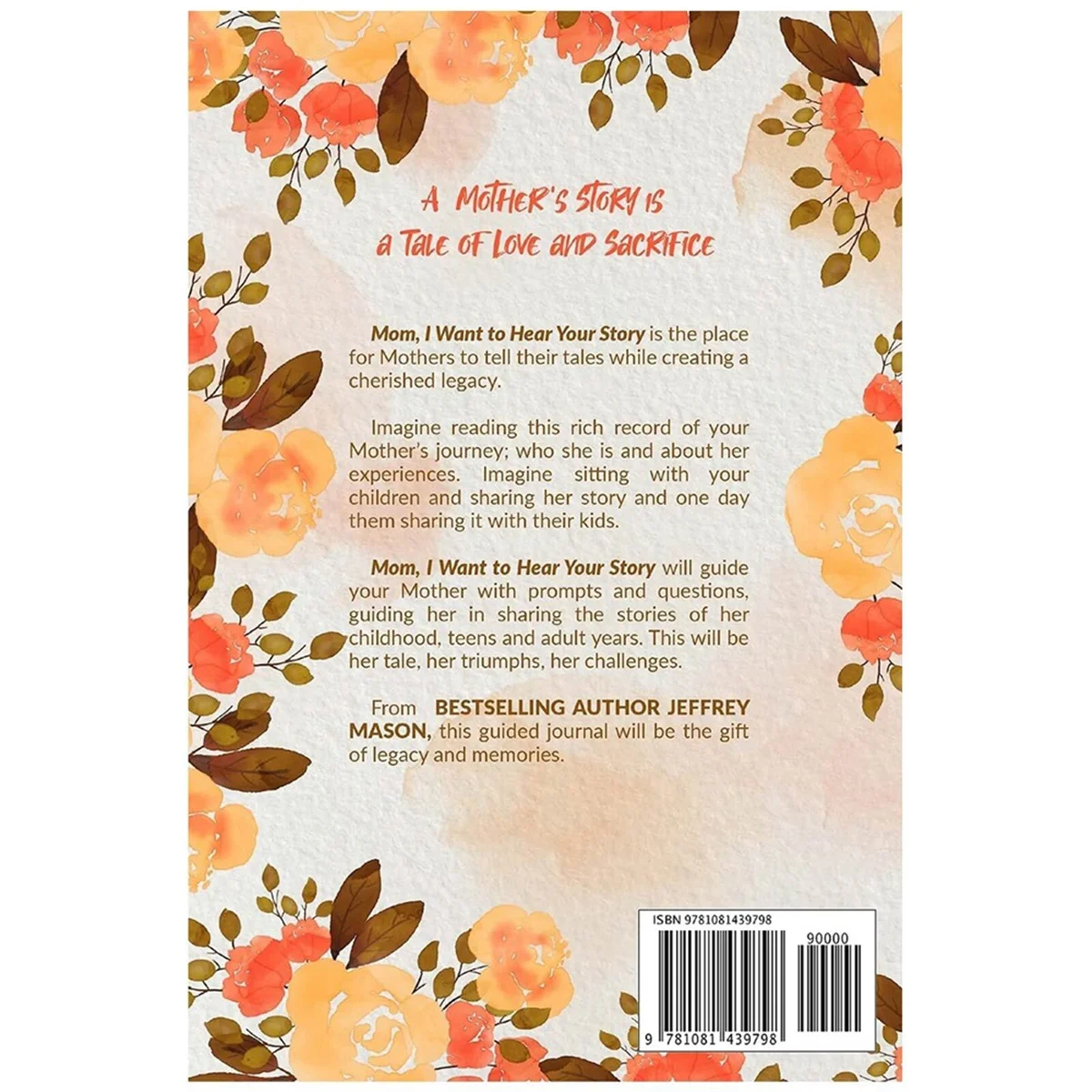 T88C Mom I Want to Hear Your Story Journal A Mother'S Guided Journal หนังสือวารสารอเนกประสงค์สมุดบันทึกแบบพกพาผู้ปกครอง