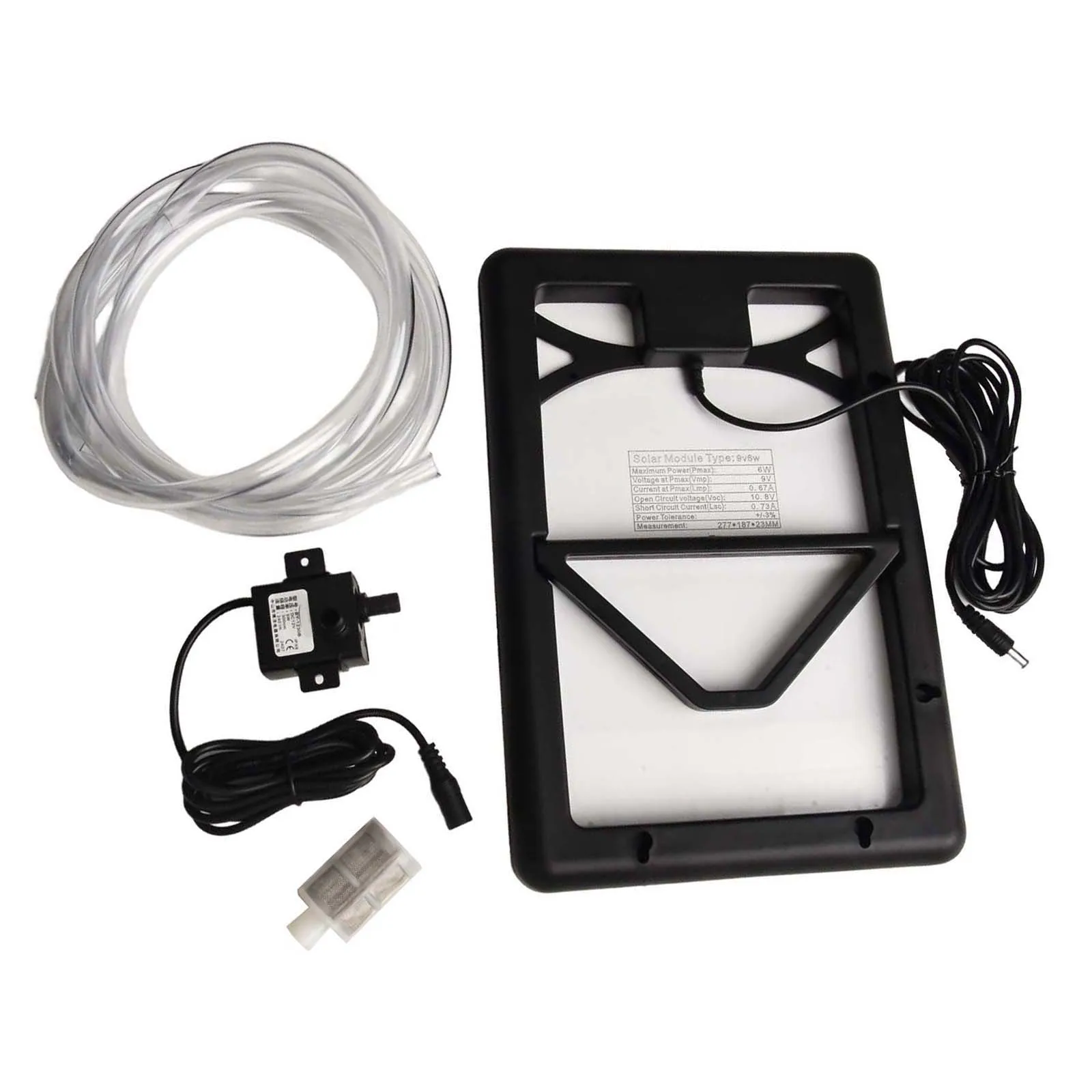 

Solar Pump 12V Circulating Fish Pond Aeration Submersible Pump Dual Outlet Suitable For Pond Reservoir Fish Tank