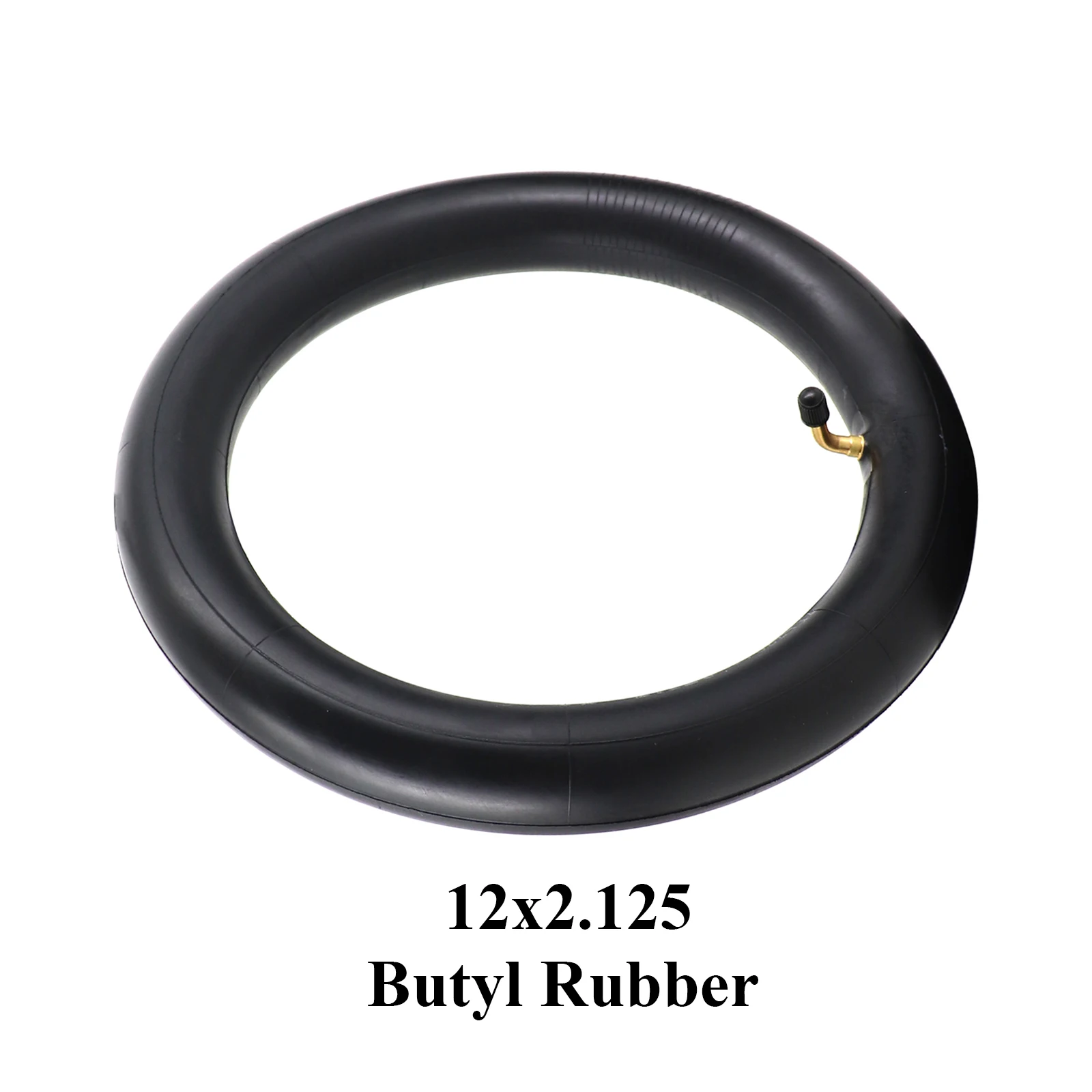 

12Inch 12x2.125 Inner Tube 12*2.125 Camera With 90 Degree Bent Valve For 12 x 2.125 Tyres 12 1/2 x 2 1/4 Bike Electric Scooter