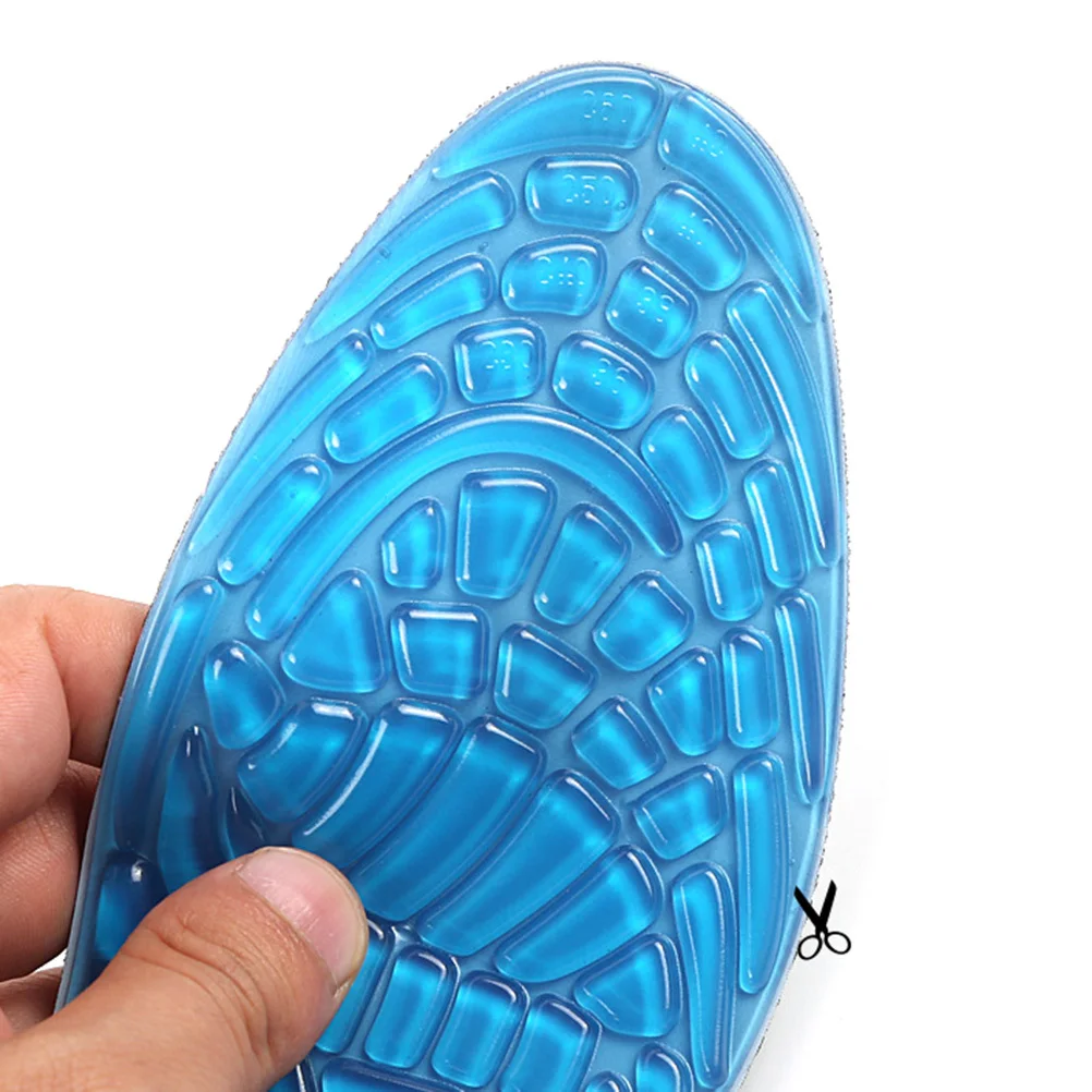 

Gel PU Insoles Cushioning Comfort Anti-Slip Foot Arch Support Sports Running Hiking Climbing Ball Games Routine Adjustable Size