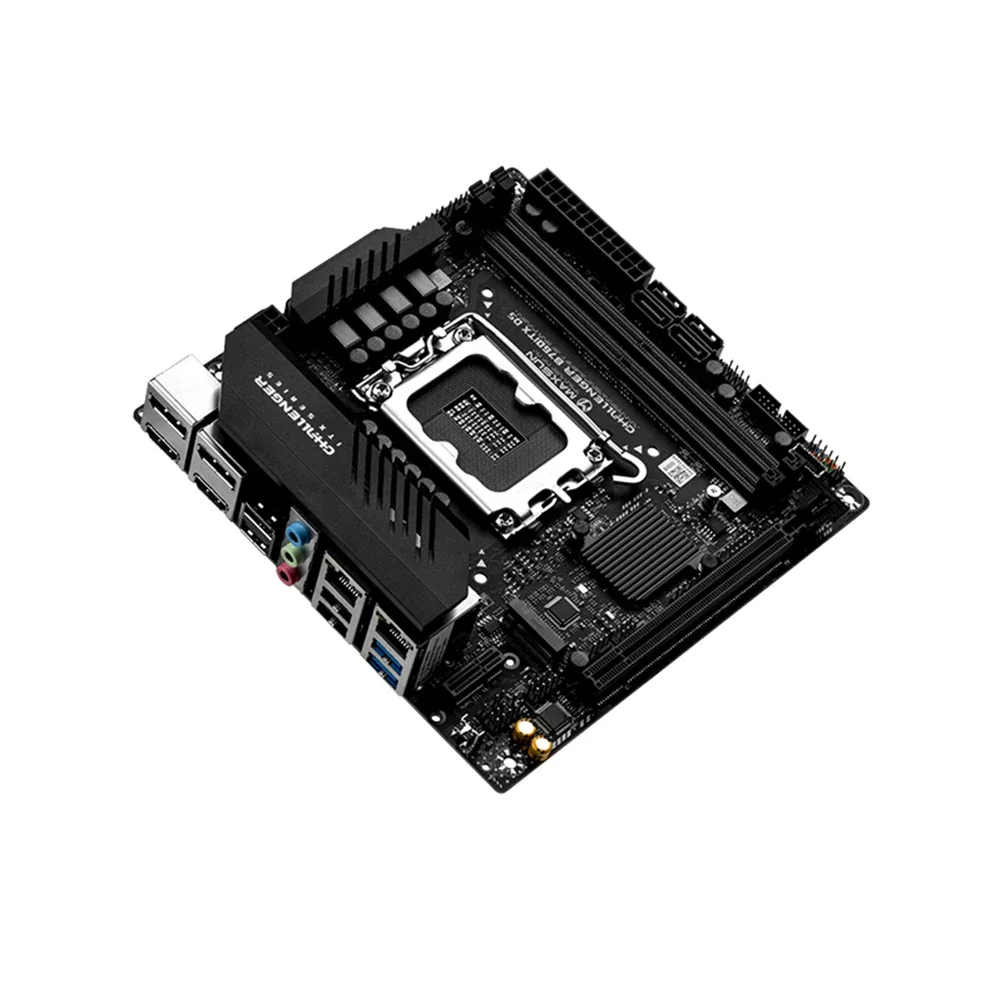 Maxsun-B760M ITX D5 Gaming Computer Motherboard, Desktop, DDR5, PCIE5.0, LGA1700, Intel 12th, 13th Core, 12400F, 13400F, 13600