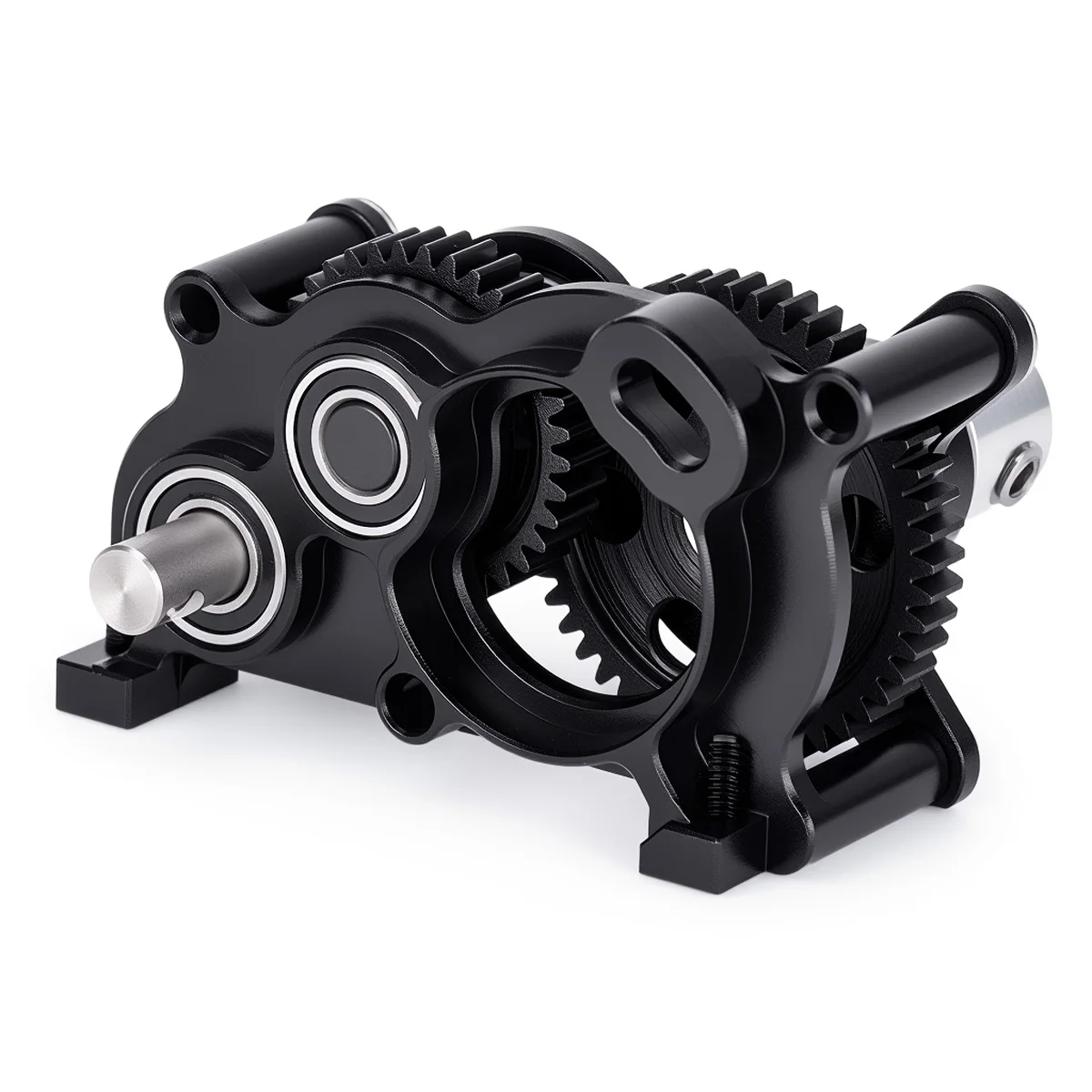 Aluminum OD-4 Transmission Gearbox With Slipper Pad for 1/10 LCG Chassis Cheater Rigs Capra Stock Axle Upgrade Parts view 5