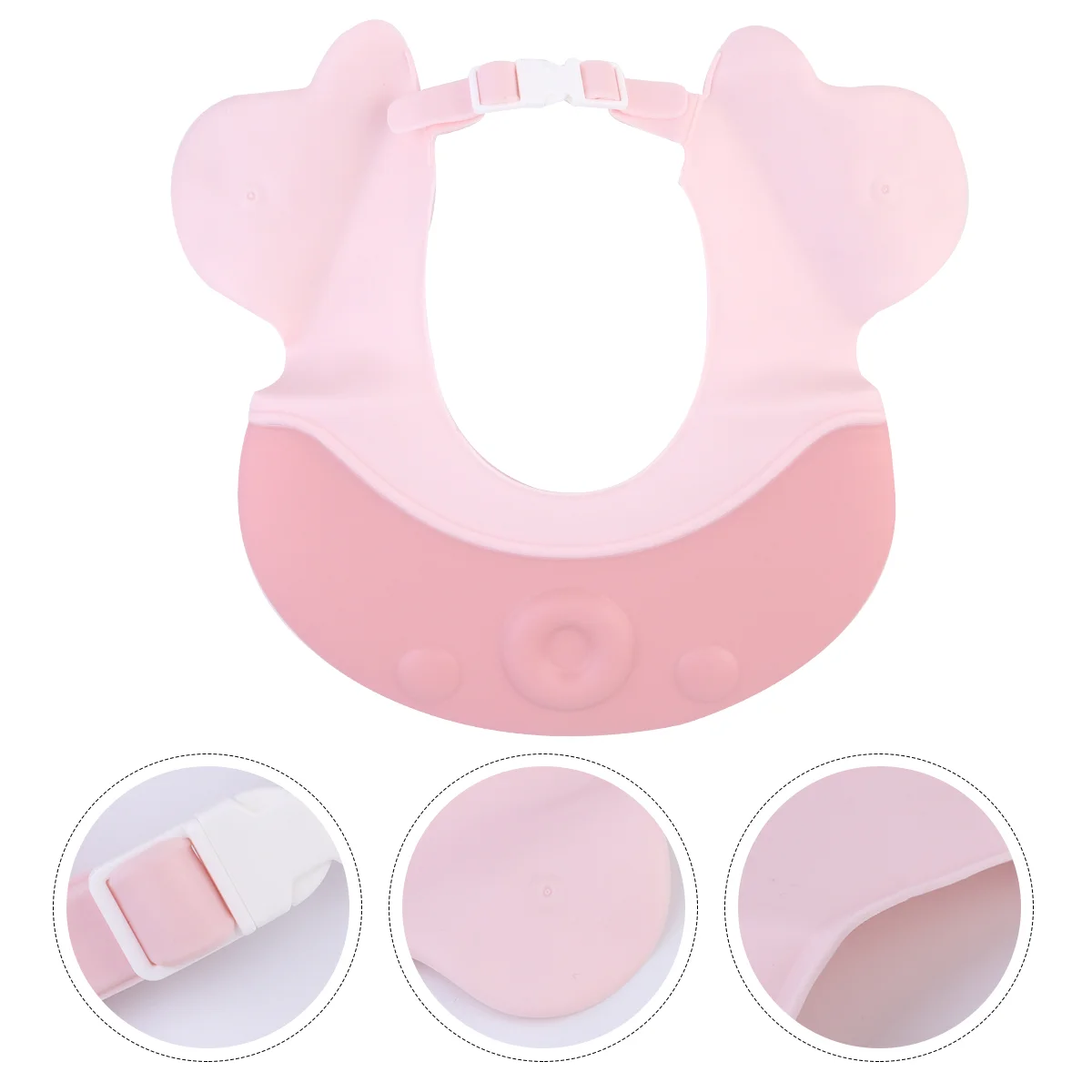 Bath Hat Shampoo Adorable Shampoo Practical Shampoo Headwear for Baby Kids (Light Pink) baby shampoo cap